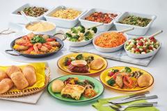 USJ「スタジオ・スターズ・レストラン」リニューアル、全280パターンから選ぶ新作ワンプレ