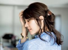 ハーフアップお団子【7選】｜前髪なし、ボブヘア、ハーフアップお団子のやり方 |