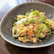 女性にうれしい栄養素たっぷりのそら豆で♪「そら豆のツナタマゴサラダ」Today’s SALAD