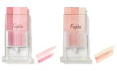 スーッとひと塗りでグラデチークが完成♪フジコのプチプラ「チョークチーク」が使える！
