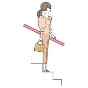スキニーパンツの似合うふくらはぎを作る！｜会社や自宅の階段でこっそり美骨トレーニン