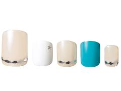 夏っぽフットネイル27選！ピンク、ブルー、シェル、お花などセルフでできちゃう♪簡単デザ