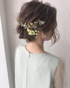結婚式や二次会に♡ミディアムさん向け“お呼ばれアレンジ”12連発 -