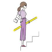 夏までにペタンコおなかに！ 上りの階段で行う簡単トレーニング |