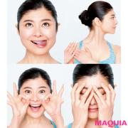 あご・頬スッキリ＆目力UP！ 間々田佳子さんの最新顔ヨガをレクチャー |