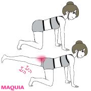 「ヒップエクステンション」でお尻がキュッ！ 噂のやせ筋トレにマキア公式ブロガーが挑戦