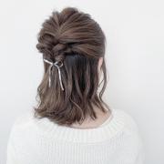 結婚式や二次会に♡短いのに華やぐ！ボブさん向け「お呼ばれアレンジ」動画 -