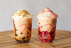 「モトカレマニア」コラボタピオカが渋谷に、苺＆プリン味の2種