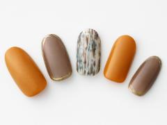 【365日ネイル】おしゃれツイード調のアートで“秋エレガント”を完成！ |