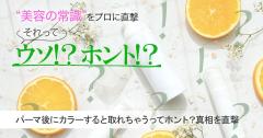 パーマ後にカラーをするとパーマが取れちゃうってホント？  髪のプロに真相を直撃【美容の