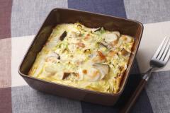 ヘルシーなきのこたっぷり！簡単キッシュ|＠ビューティーガール