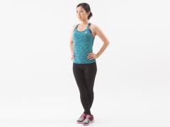 【体幹エクササイズ】体幹を使って身体を安定させる（スタンディングクロス）|＠ビューテ