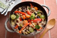 十六穀のイタリア風炊き込みごはん|＠ビューティーガール