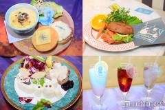 ディズニー映画『アナと雪の女王2』カフェ初公開、魔法の森の世界観とキャラモチーフのメ