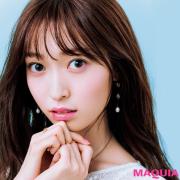 山口真帆が変身！ パステルピンクメイクはブラウン合わせで洒落顔に（1ページ目） |