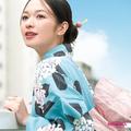 森 絵梨佳さんの浴衣メイク！ ピンク×グリーンで涼しげに、軽やかに