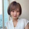 王道のひし形ショートヘアが、今切るなら一押し！丸顔さんも挑戦しやすい小顔効果ボブで