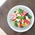 食欲不振な夏の胃腸にも優しい！「桃と生ハム、ミントのフレッシュサラダ」Today’s SALAD