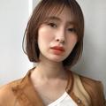 【最旬20代・30代ヘア】今季ラブコールヘアカラー！ 秋のシンプル美人ボブスタイル | ビュー