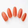【365日ネイル】霧のようなニュアンスで脱・単調！秋らしいくすみオレンジネイル |