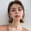 秋冬はアクセ映えするミニボブヘアを！重めボブから一新して、スタイリッシュな雰囲気に