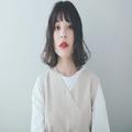冬の大本命！「白ニット」に映えるヘアカラーまとめ - ビューティーガール