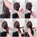 毛量が多くてもゴムだけでOK！くるりんぱでできる簡単「編みおろし風」ヘアアレンジ - ビュ