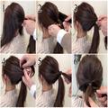 ゴム＆ピンで超簡単！冬コーデの邪魔にならない「お団子ヘアアレンジ」 -