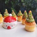 30分で作れるクリスマスカップケーキ。市販ケーキを使えば簡単たのしい！ | ビューティーガ