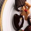 グレンチェック柄やクマモチーフなどチョコといちごをふんだんに使ったバレンタインアフ
