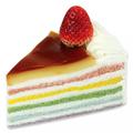 めっちゃ綺麗な虹色！不二家の「レインボープリンショート」かっっわい～～♡ -