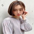 “前髪なし”で色気溢れ出る♡20代〜30代におすすめのボブヘア5選 -