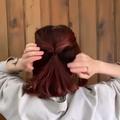 たったの3STEP！くるりんぱ2回で出来るボブのふんわりアレンジ |