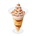 ミニストップ、不動の人気“プリンパフェ”が糖がけアーモンドのカリカリ食感が楽しい「