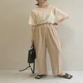夏は「ベージュ」で大人可愛く♡今すぐマネしたい！オトナの“上品”夏コーデ6style - ビュ