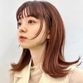 フェイスレイヤーで小顔効果抜群の外ハネミディ！ピレンジで柔らか見せも｜最旬ヘアカタ