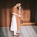 【毎日コーデテク】サイドプリーツがポイント♡GRLの高見えワンピースを使った上品コーデ