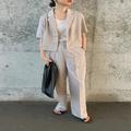 2022夏の「セットアップ」はこれが正解！ラクちんなのに可愛い♡大人の旬コーデ7style - ビュ