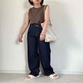 【ユニクロ】センス抜群「ブラウンTシャツ」着回しコーデ4つ - ビューティーガール