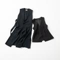 ［PLST］［GU］の 「黒ジレ」は夏後半のおしゃれに効果的！ -