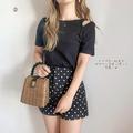 チラ見せが女っぽ♡【GU】リブカットアウトTなら今買って秋まで活躍！ - ビューティーガー