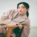 永野芽郁がお仕事コーデ！ 淡色セットアップでおしゃれ×凛々しいCEO風 | ファッション（コ