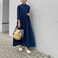 ［ネイビーワンピース］の沼から抜け出せない。いい女の晩夏コーデ5つ -