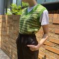 どう組み合わせてもかわいい！今季はGUの「ジャカードベスト（チドリ）」で、着回しコーデ