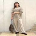 【グローバルワーク】話題の“ウツクシルエット”パンツでスタイルアップコーデ - ビュー