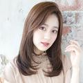 かきあげ前髪×レイヤーで、韓国女優のような大人フェミニン【おすすめ韓国風ヘア】 | ビュ