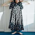 黒ベースの柄ワンピースは無限大の着こなし力！季節ごとのおすすめコーデ | ファッション