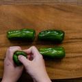 輪切りピーマンの肉詰め - ビューティーガール