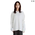 ケーブルニットの着回しコーデ！ ONの日は女っぽヘア＆モダンアクセでチャージ | ファッシ
