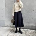 やっぱり「黒スカート」が頼れる！はくだけでおしゃれがキマる♡大人女子のモノトーンコ